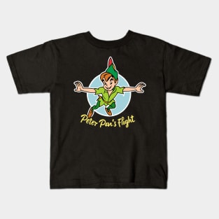 Peter Pan's flight Kids T-Shirt